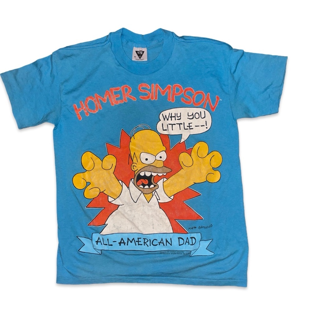 Vintage Homer Simpson M tee “All-American Dad” 90s